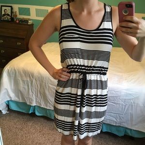 Casual striped beach dress